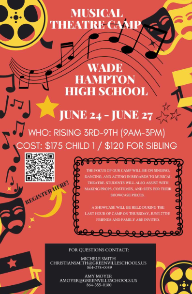Musical Theater Camp Flyer